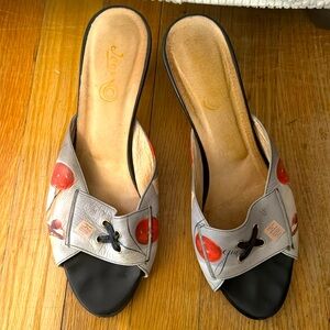 Vero Cuoio, slip on sandal short heel